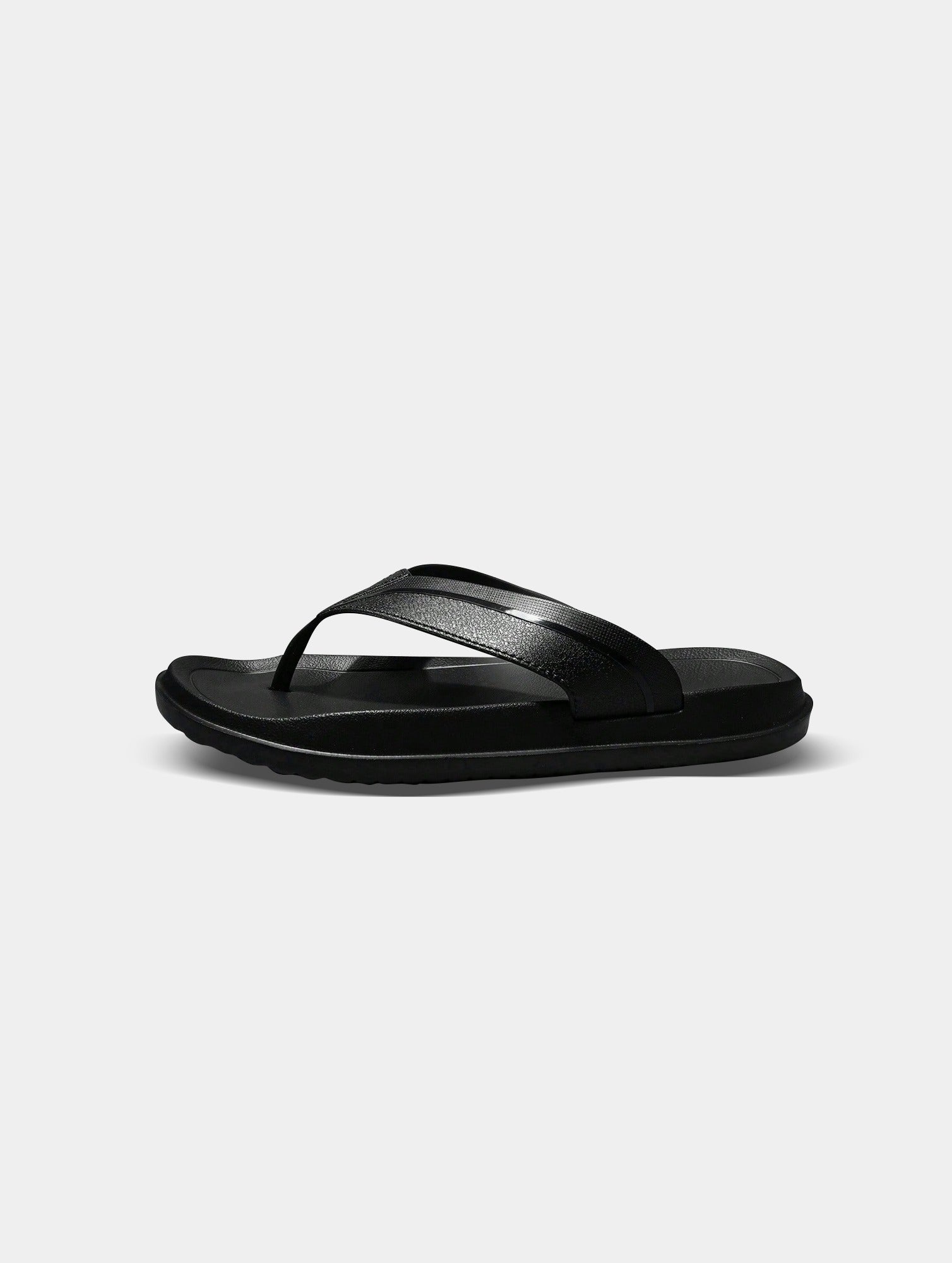 Men's Black Casual Flip Flops