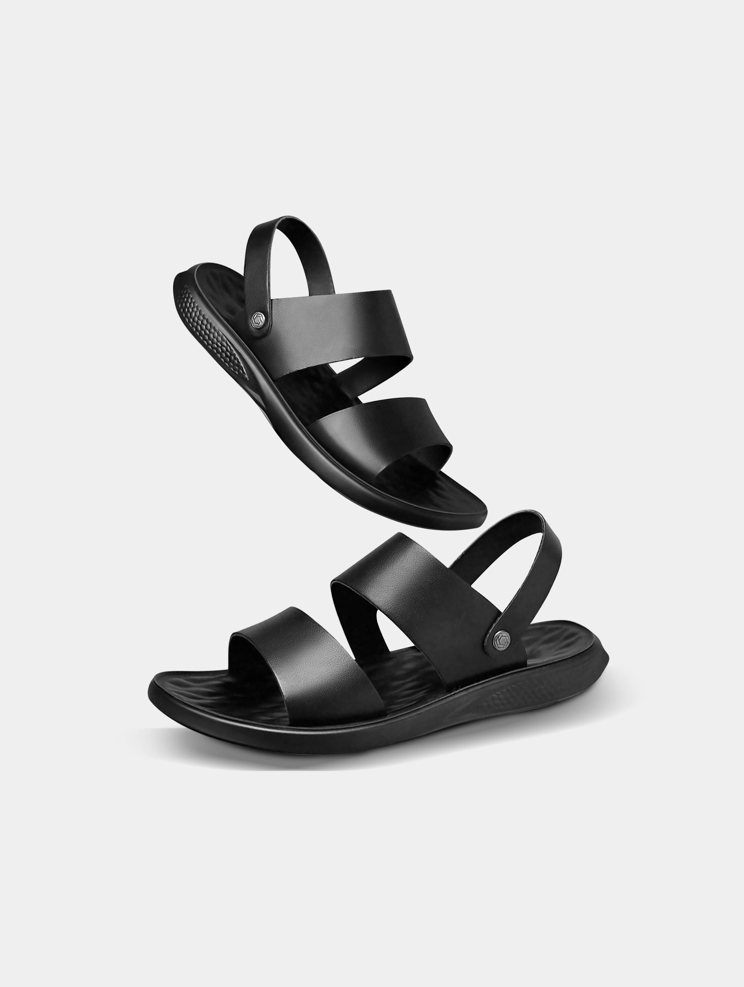 Men's Black Casual Sandals