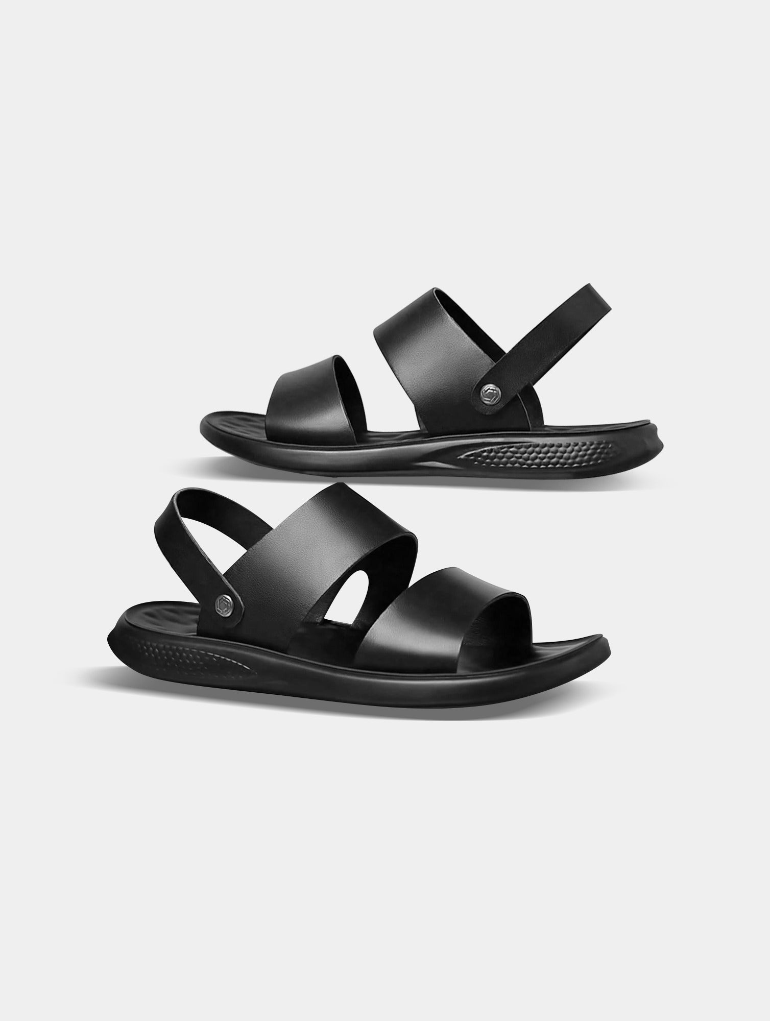 Men's Black Casual Sandals