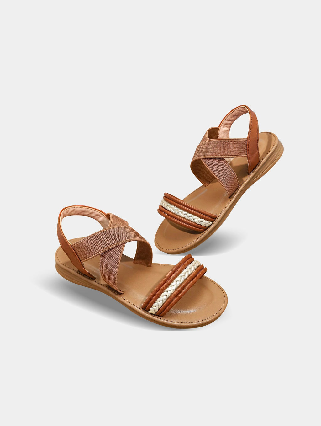 Children's Brown Roman Sandals